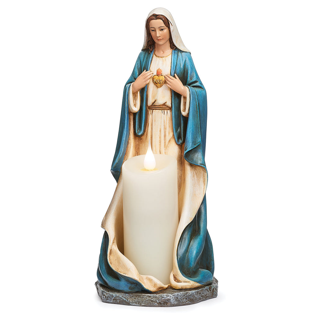 Immaculate Heart of Mary Statue 9.75"H
