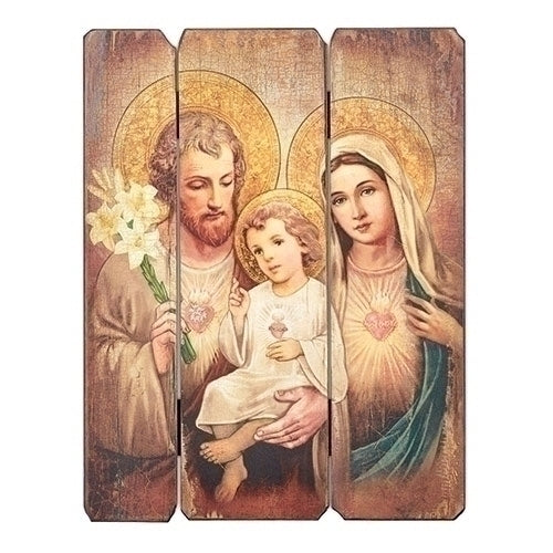 Holy Family Decorative Panel 15"H