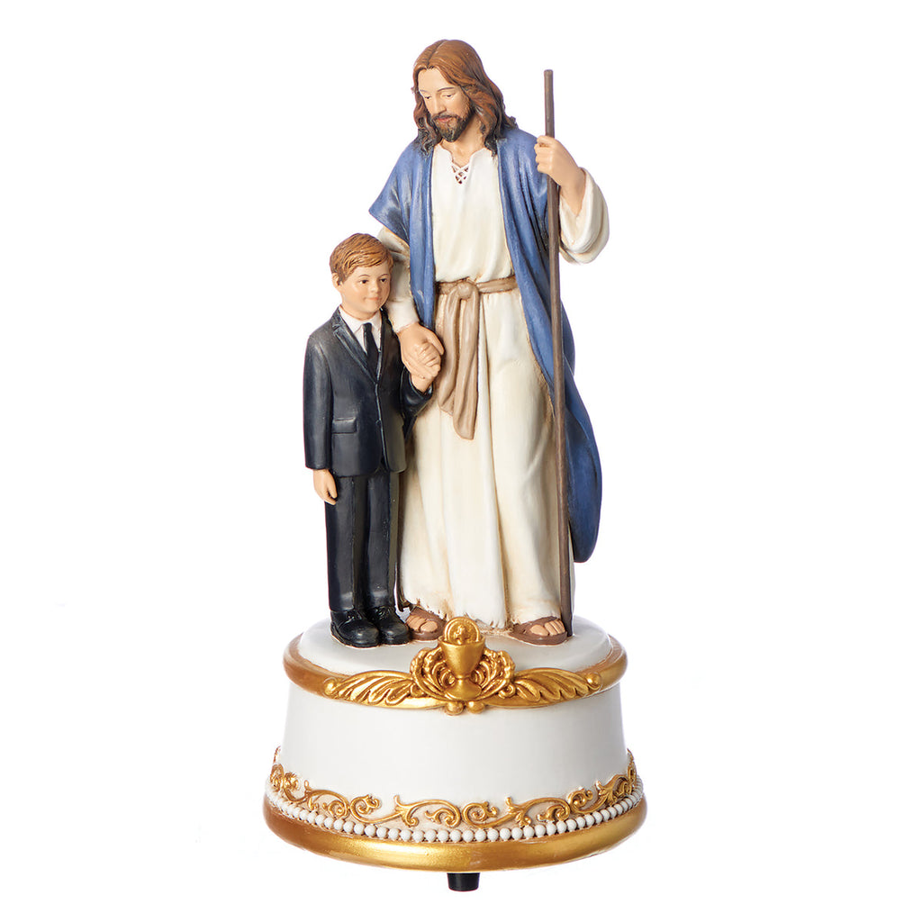 Jesus with Boy Communion Figure 7.5"H