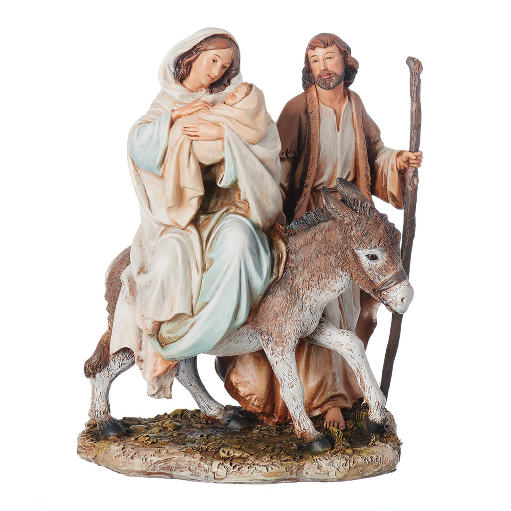 Flight into Egypt Statue 8.25"H