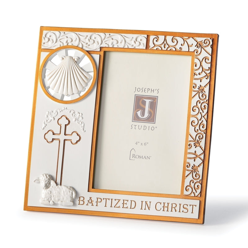 Baptized in Christ Picture Frame 7.75"H
