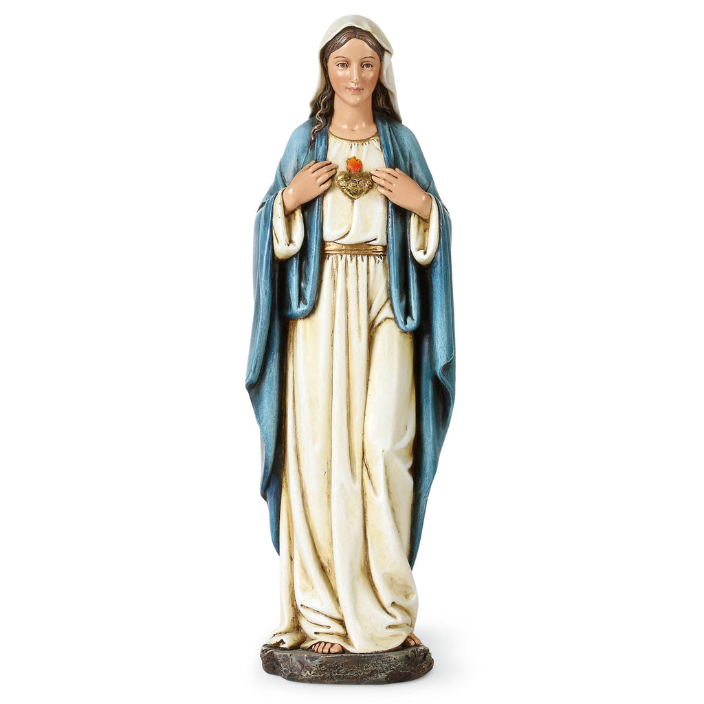 Immaculate Heart of Mary Statue 10"H