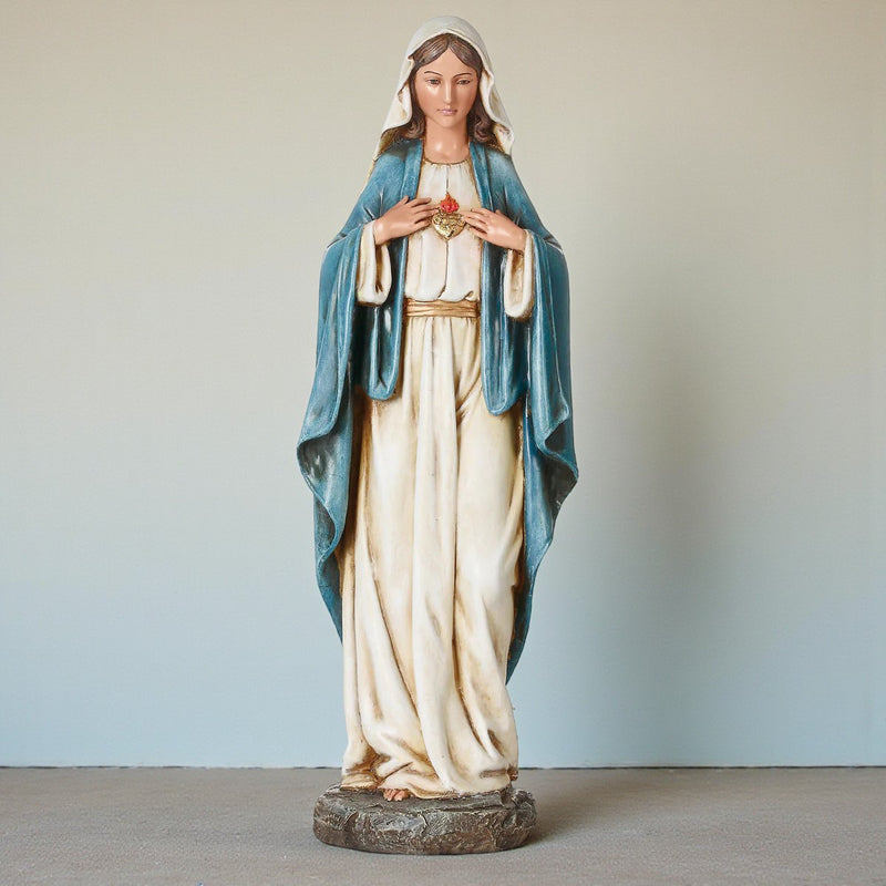 Immaculate Heart of Mary Statue 14"H