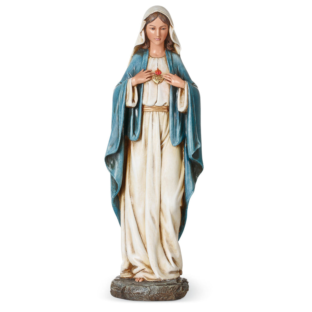 Immaculate Heart of Mary Statue 14"H