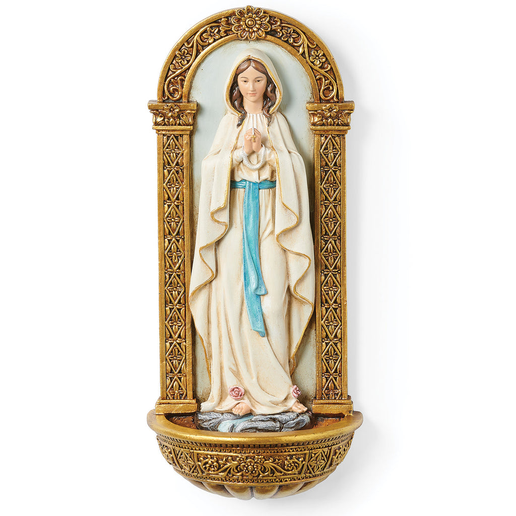 Our Lady of Lourdes Holy Water Font