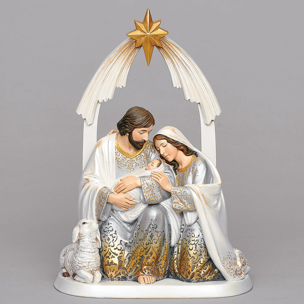 Joseph's Studio Holy Family Figurine Gold Ombre Finish 9.75"