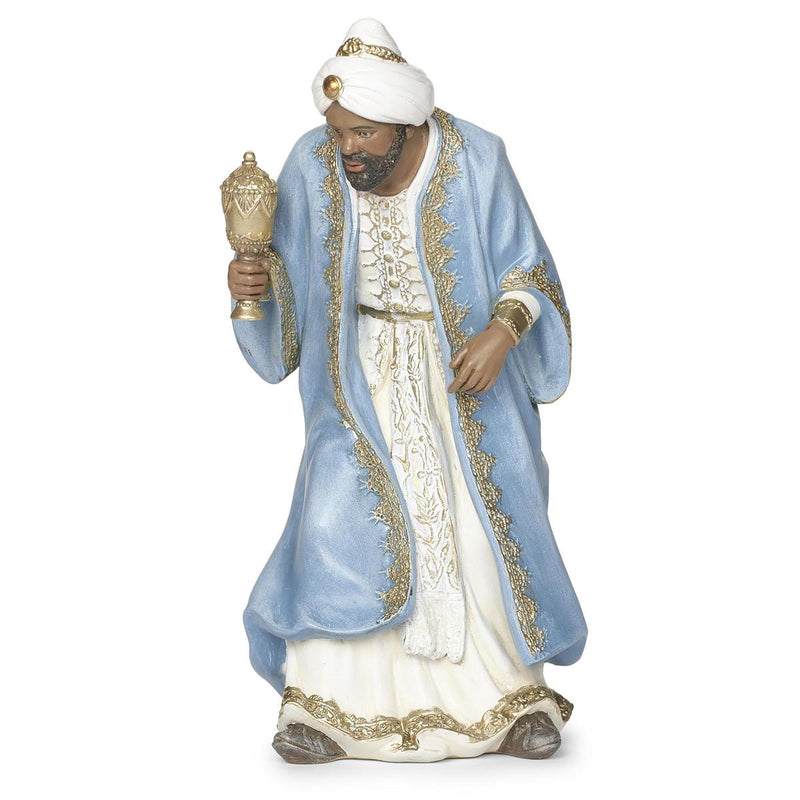 Joseph's Studio 9.25"H 6-Piece Set Nativity King on Camel, Blue & Gold - additional product view