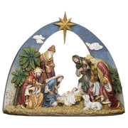 Joseph's Studio 14" Lighted Nativity Under Sky Arch.