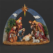 Joseph's Studio 14" Lighted Nativity Under Sky Arch. - additional product view