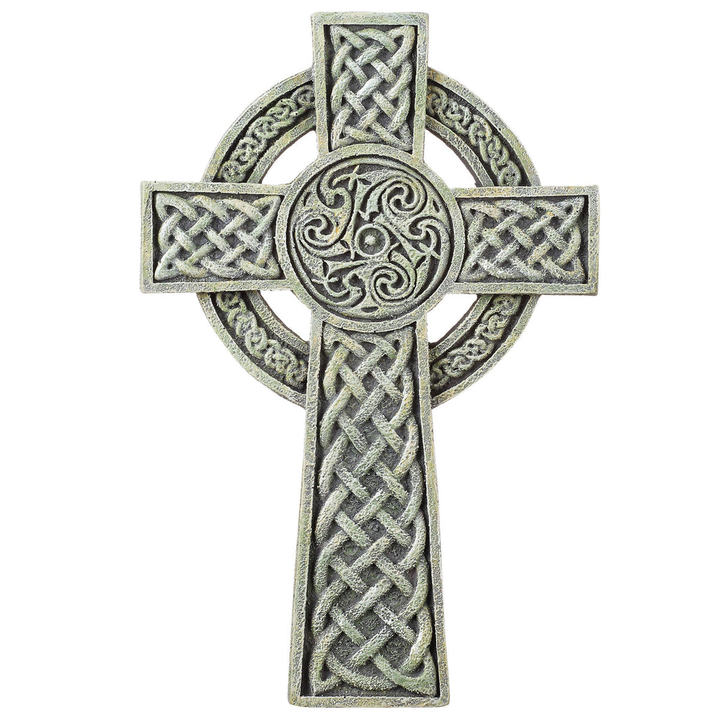 Celtic Garden Wall Cross 9.5"H