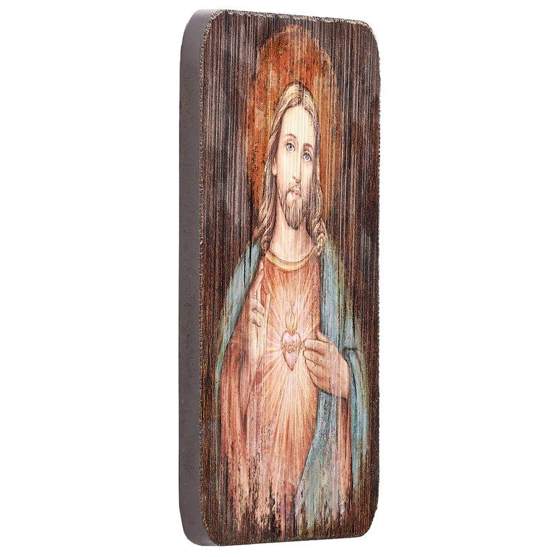 Sacred Heart of Jesus Wall Plaque 8" | Joseph's Studio