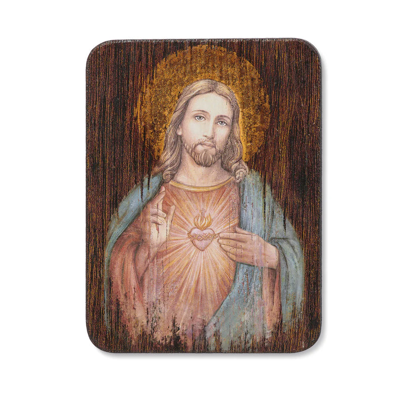 Sacred Heart of Jesus Wall Plaque 8" | Joseph's Studio