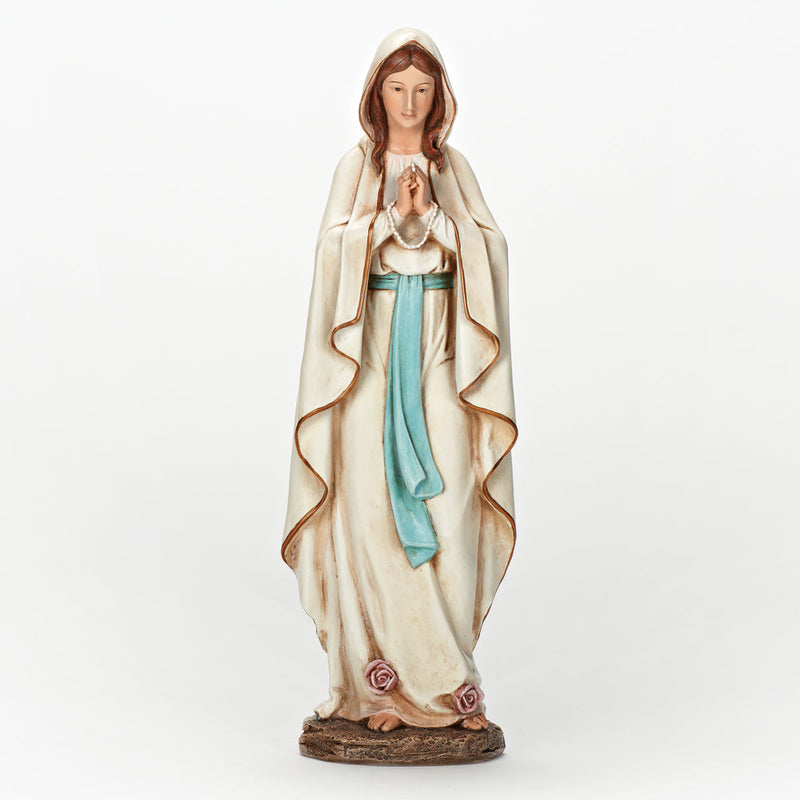 Our Lady of Lourdes Statue 13.5"H