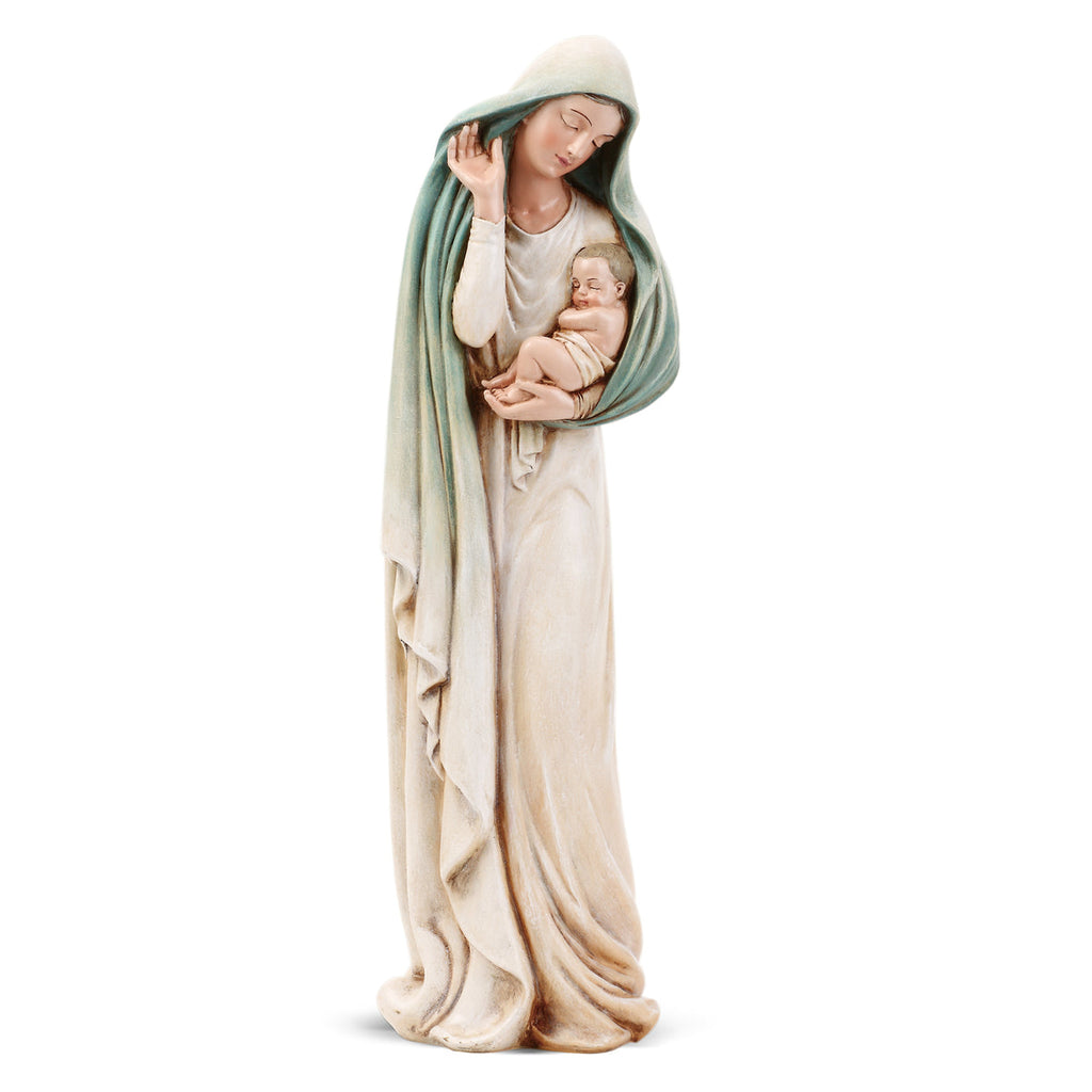 Madonna and Child Statue 12"H