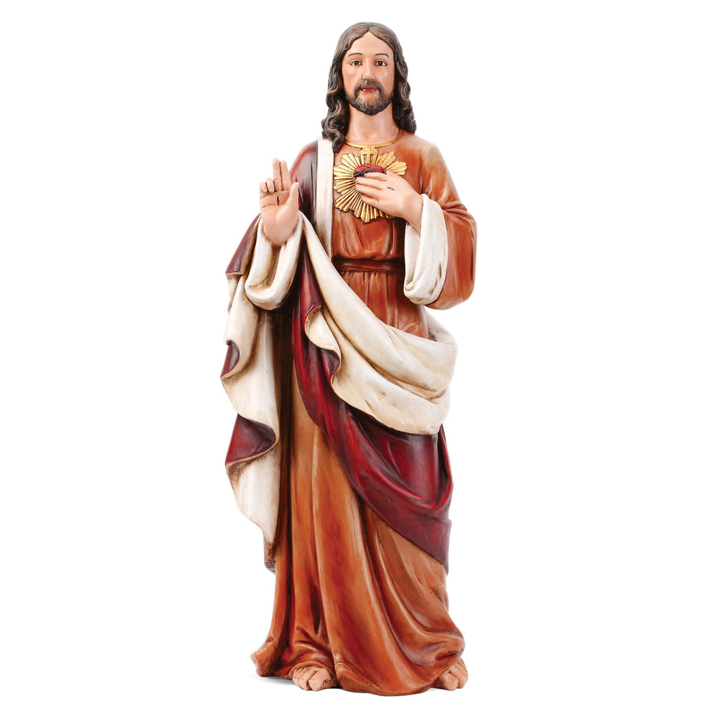 Sacred Heart of Jesus Statue 24"H