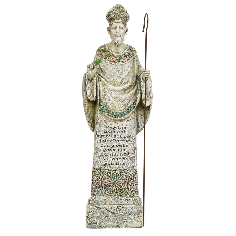 Patrick - St. Patrick Garden Statue 26.5"H