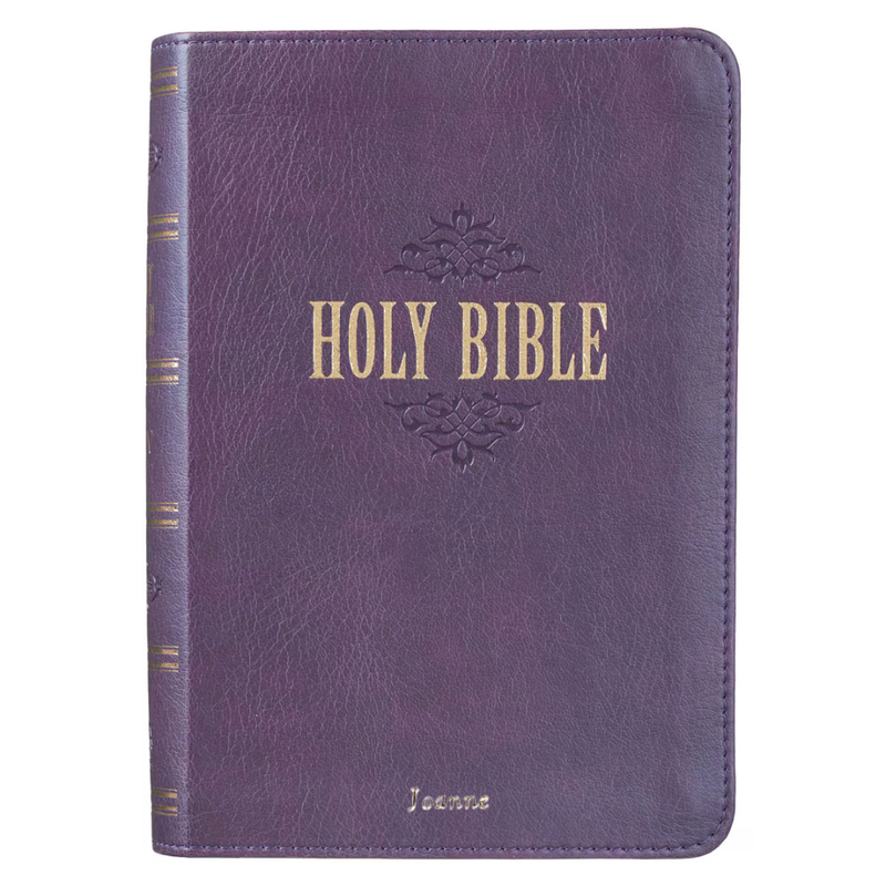 Compact Purple KJV Bible (Personalizable!)