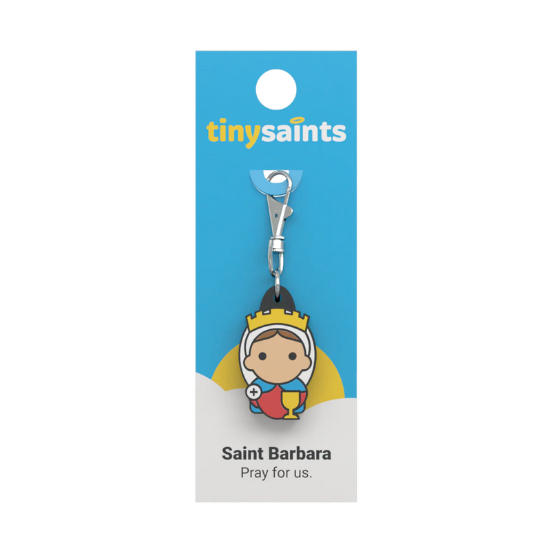 Tiny Saints - St. Barbara Zipper Pull