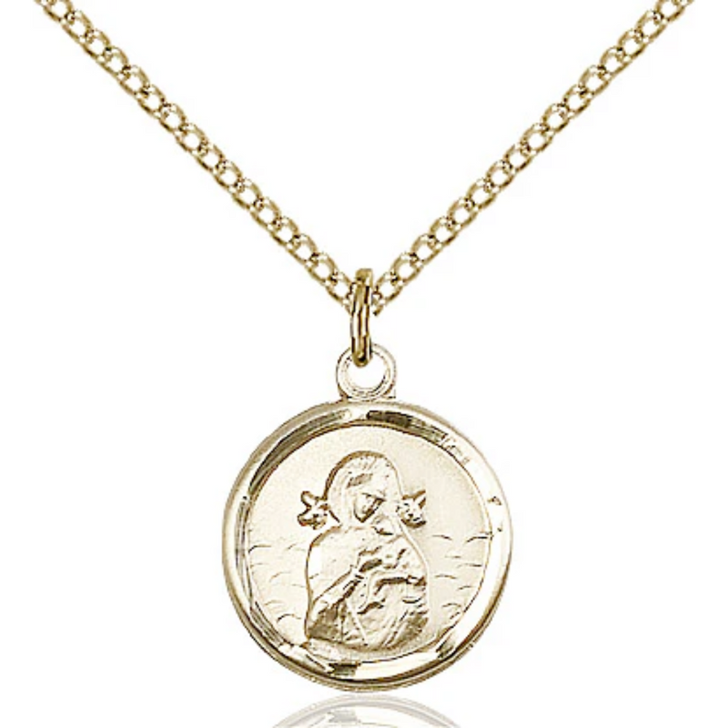 Our Lady of Perpetual Help Gold Filled 18"