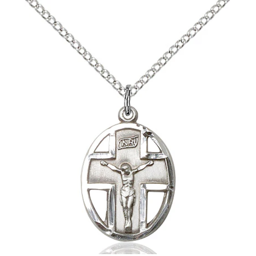 Crucifix - Sterling Silver Pendant