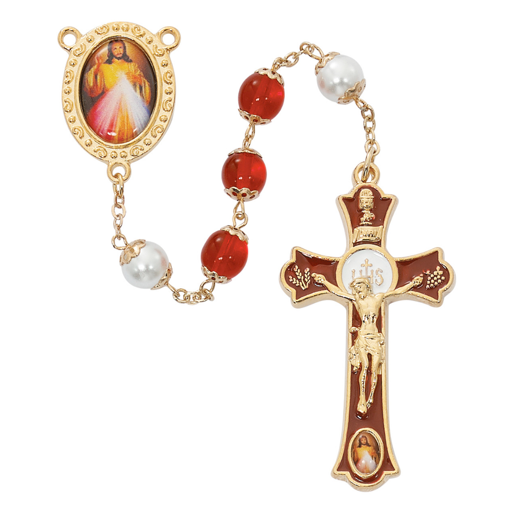 Divine Mercy Rosary 8mm
