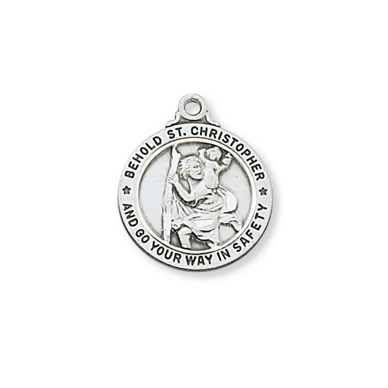 Christopher - St. Christopher Medal - Sterling Silver