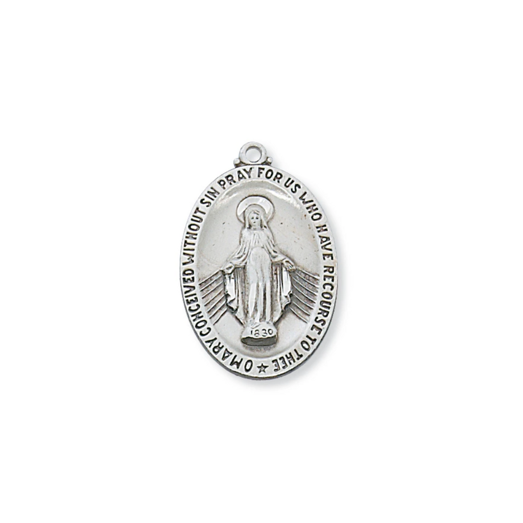 Miraculous Medal - Sterling Silver