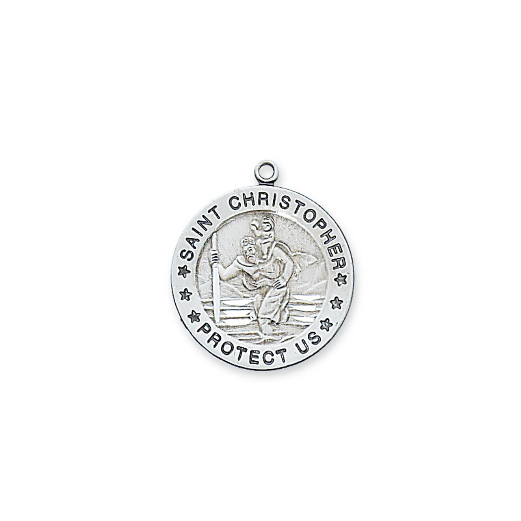 Christopher - St. Christopher Medal - Sterling Silver