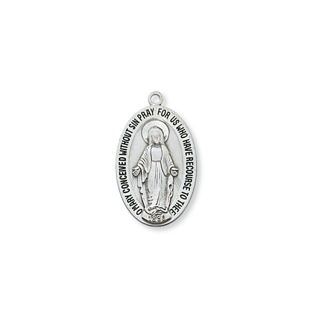 Miraculous Medal - Sterling Silver