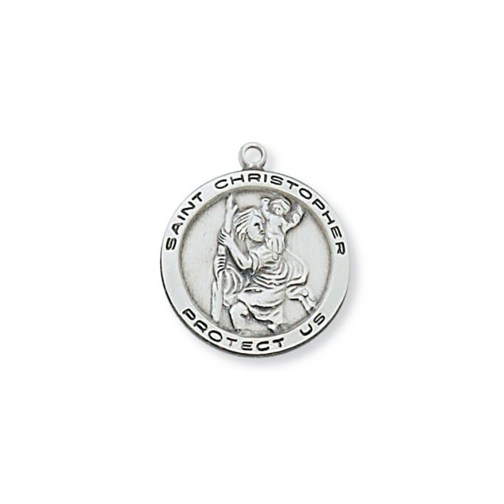 Christopher - St. Christopher Medal - Sterling Silver