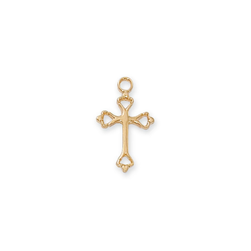 Cross Necklace - Gold over Sterling
