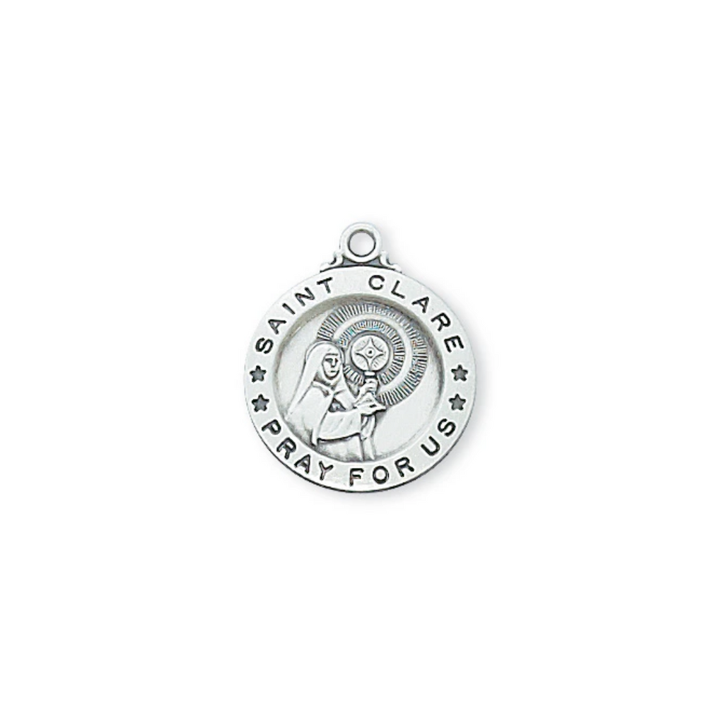 Clare - St. Clare Medal - Sterling Silver