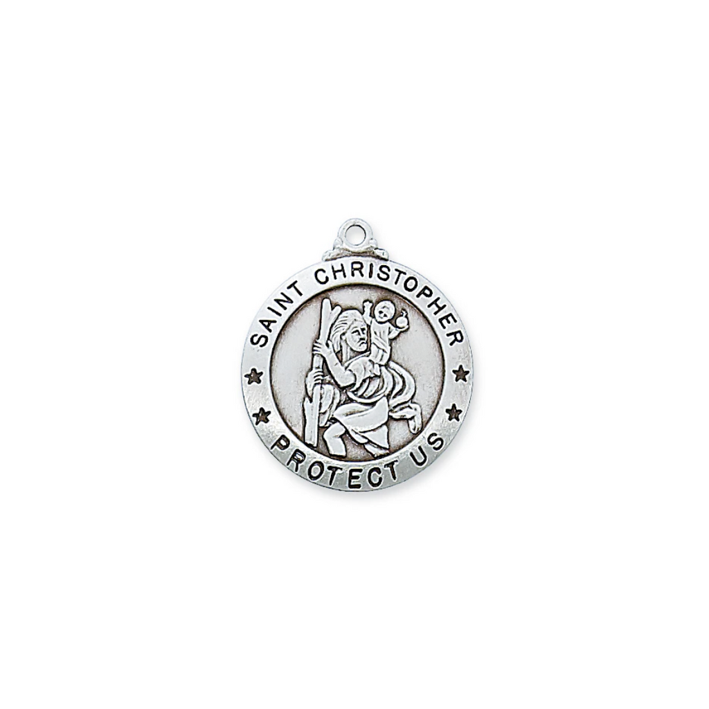 Christopher - St. Christopher Medal - Sterling Silver