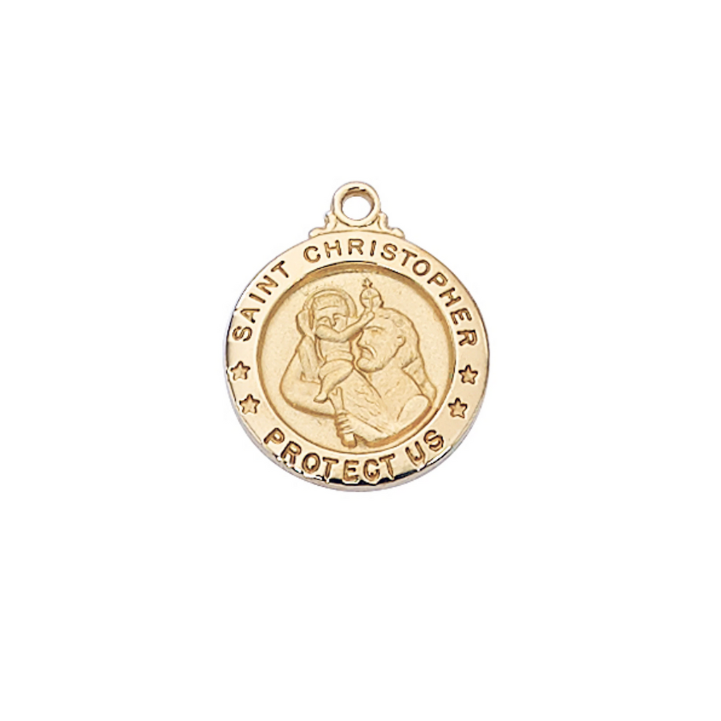 Christopher - St. Christopher Medal on 18" Chain
