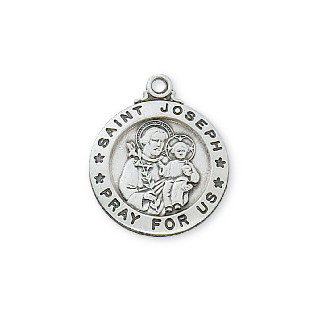 Joseph - St. Joseph Medal - Sterling Silver