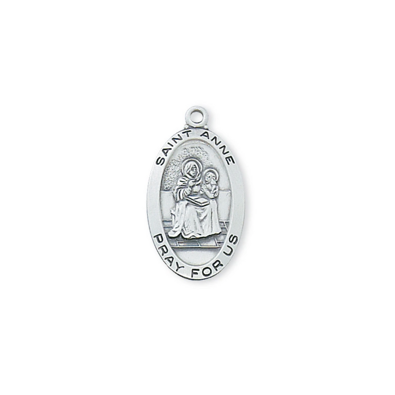 Anne - St. Anne Medal 18" Chain