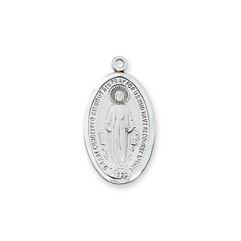 Miraculous Medal - Sterling Silver