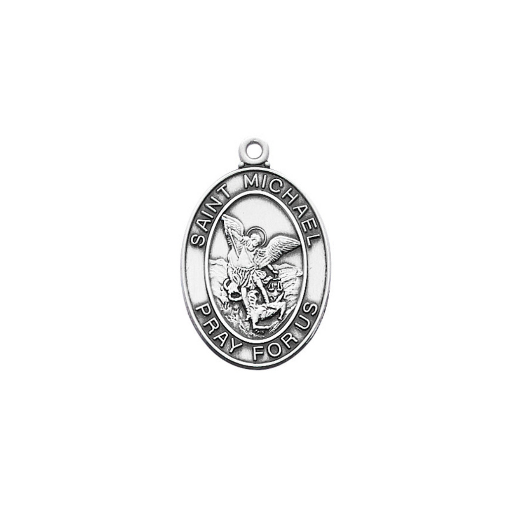 Michael - St. Michael Medal - Sterling Silver