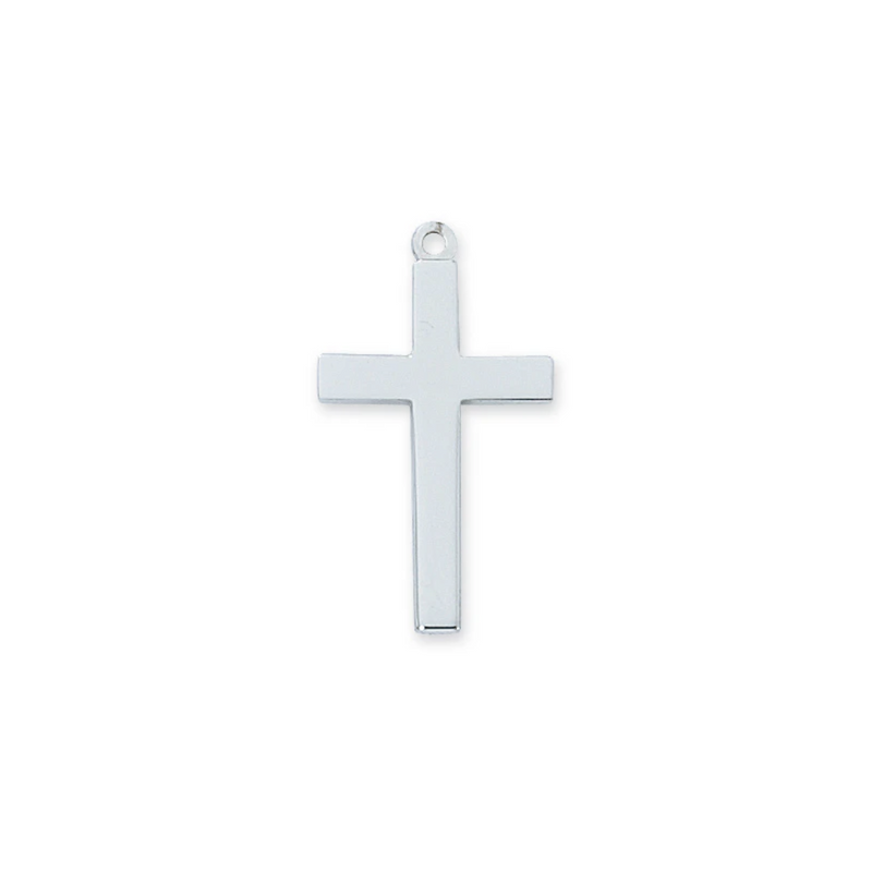 Cross Necklace - Sterling Silver 20"