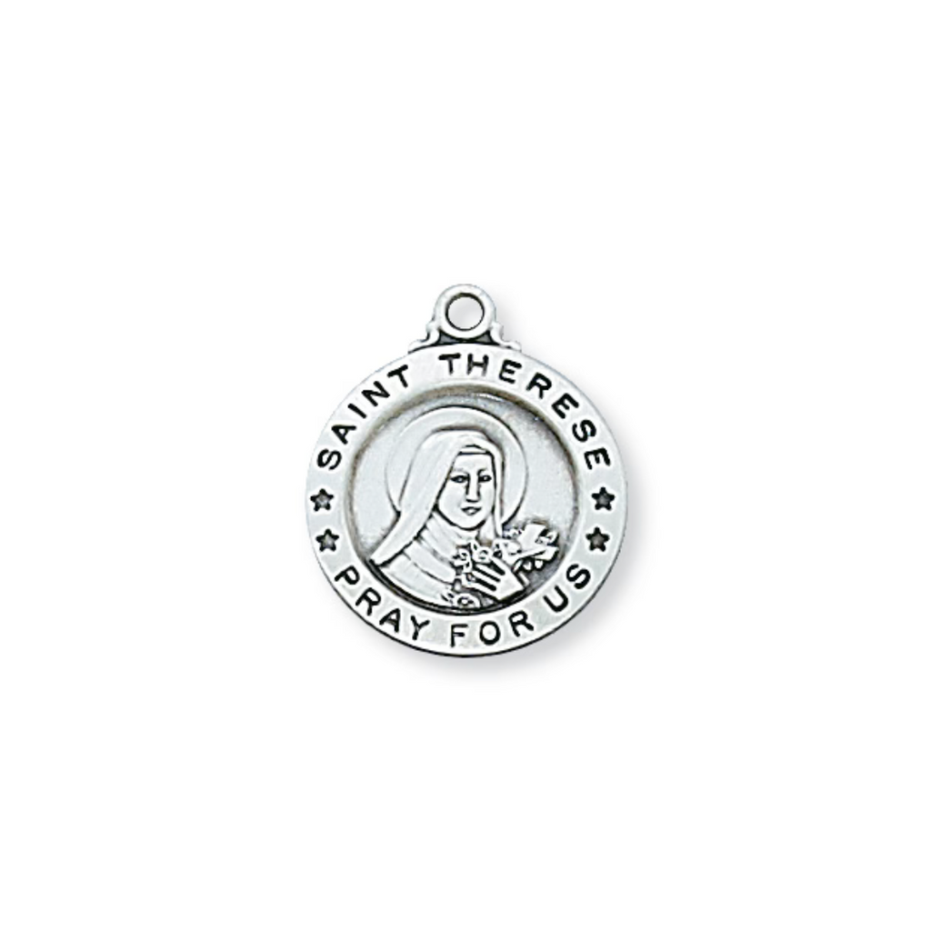 Therese - St. Therese Medal - Sterling Silver