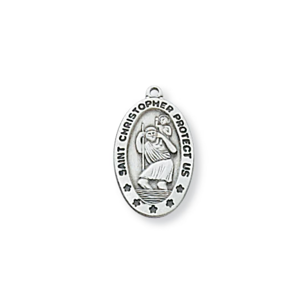 Christopher - St. Christopher Medal - Sterling Silver