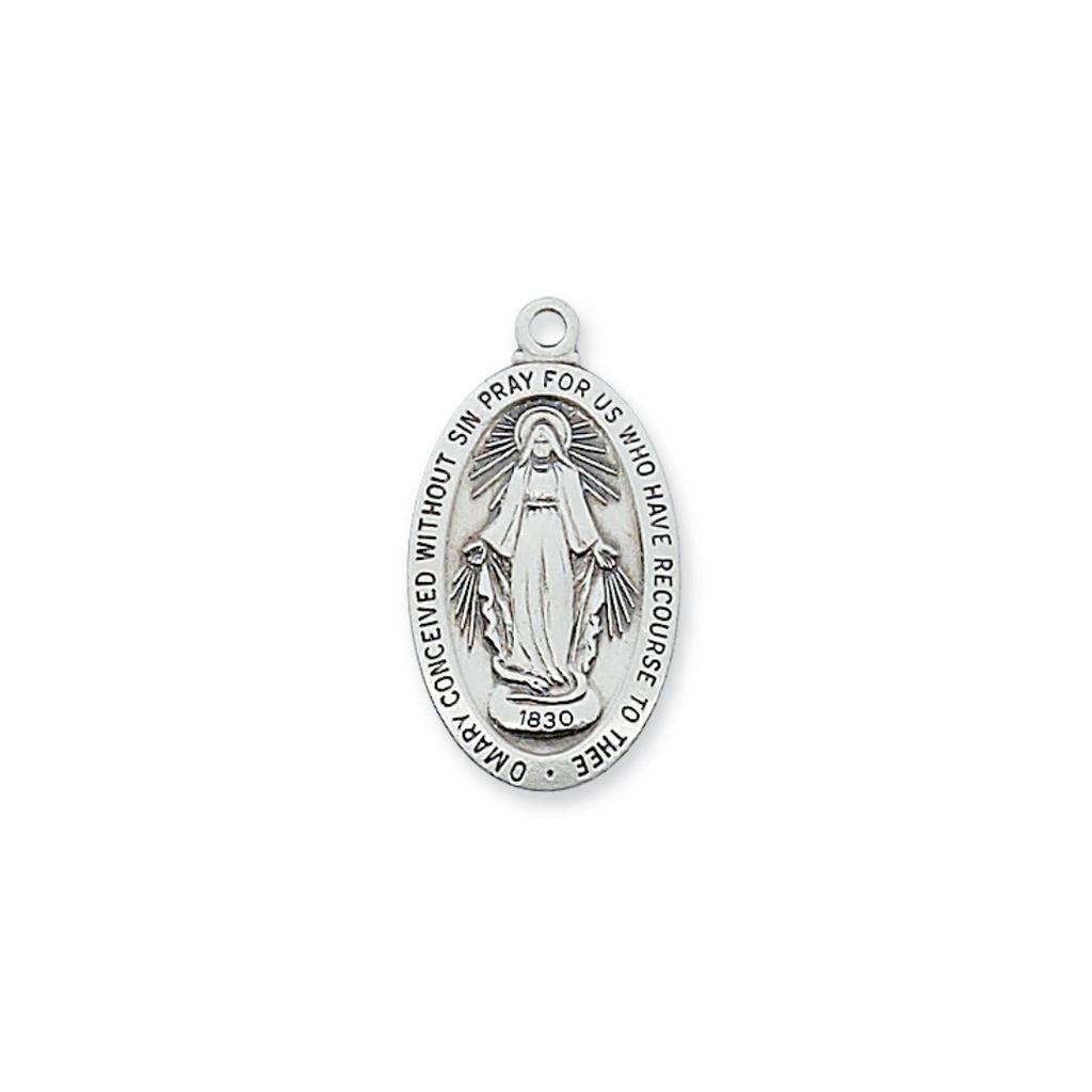 Miraculous Medal - Sterling Silver