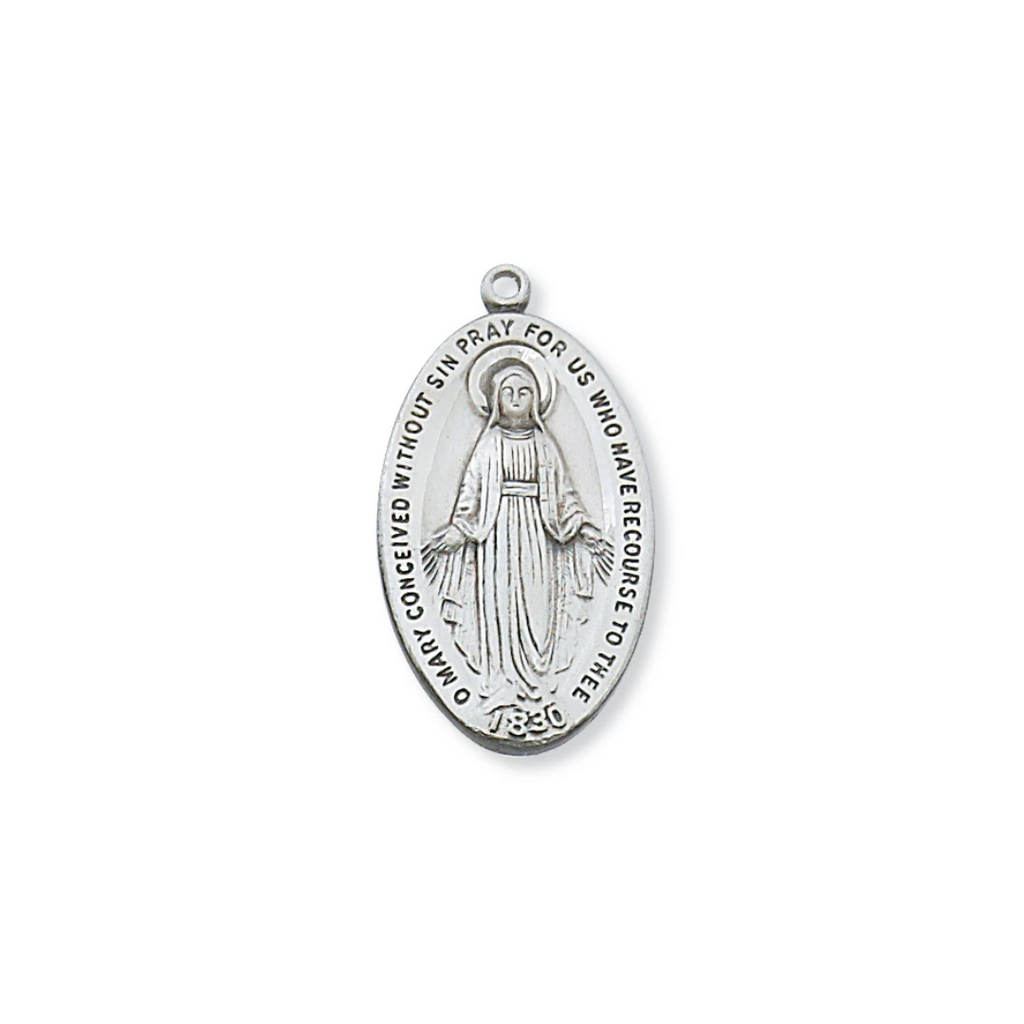 Miraculous Medal - Sterling Silver