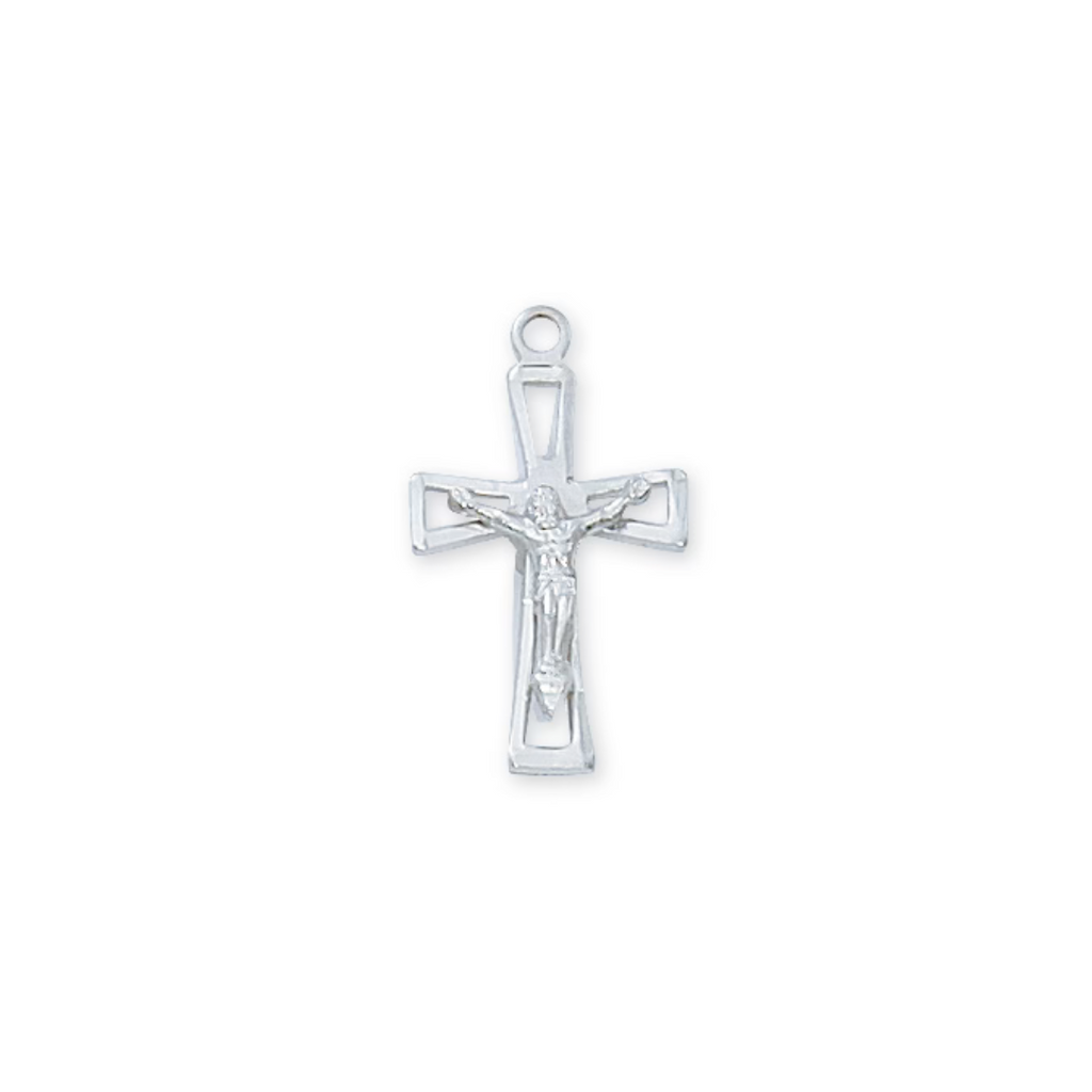 Crucifix Necklace - Sterling Silver