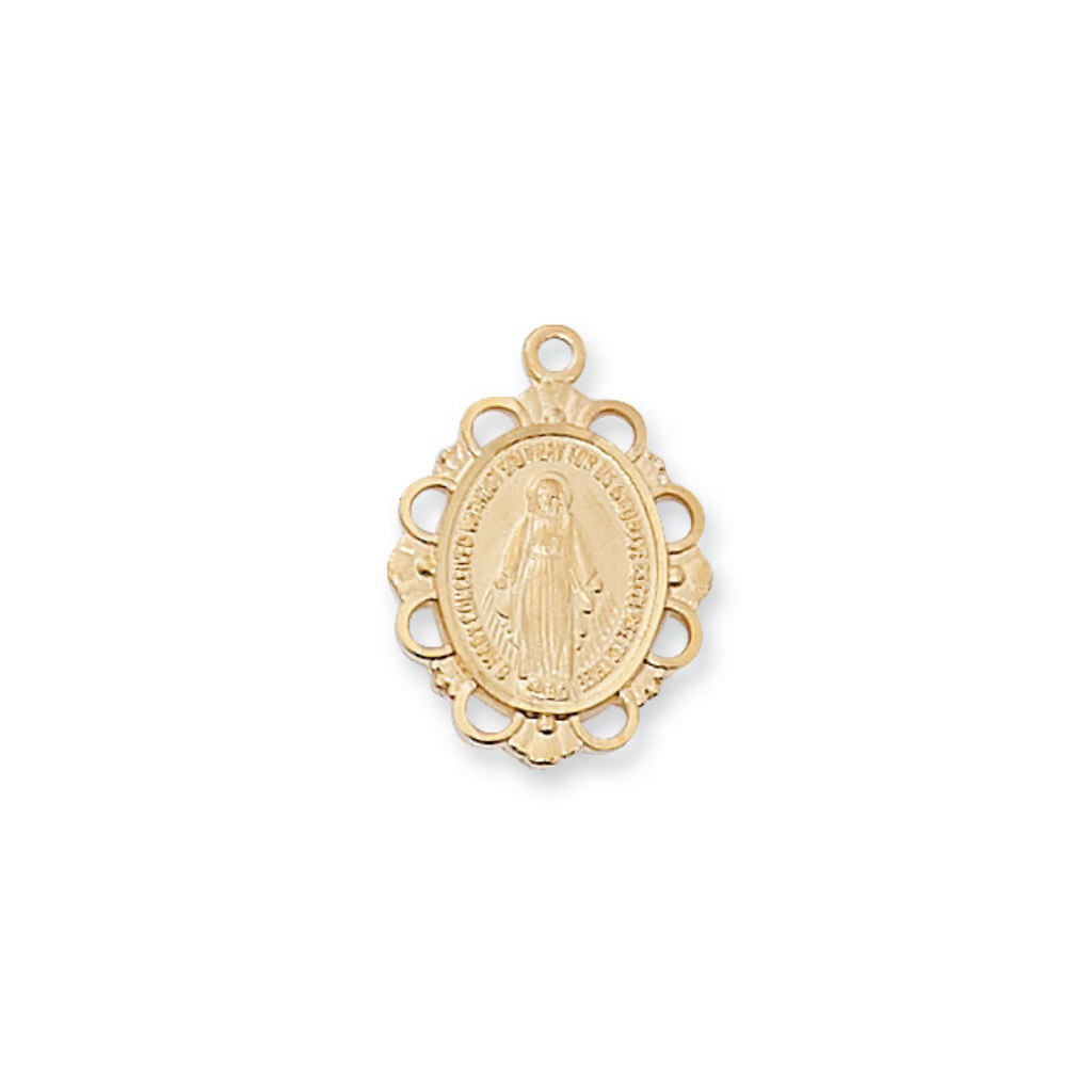 Miraculous Medal - Gold over Sterling