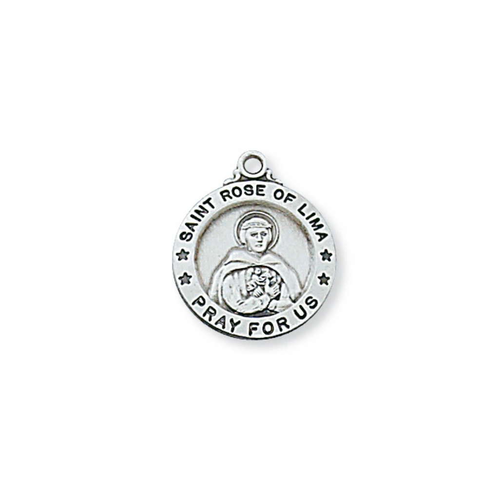 Rose - St. Rose Medal Sterling Silver