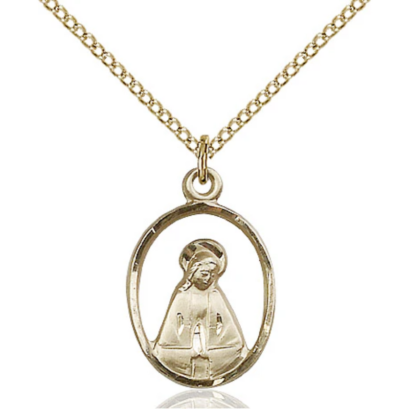 Madonna Medal Gold Filled 18"