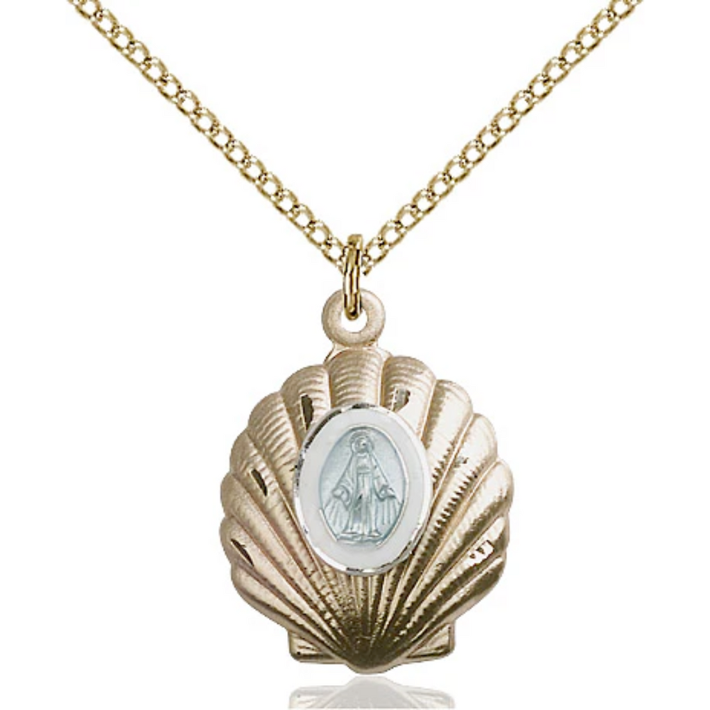 Miraculous Medal Gold Filled 18"