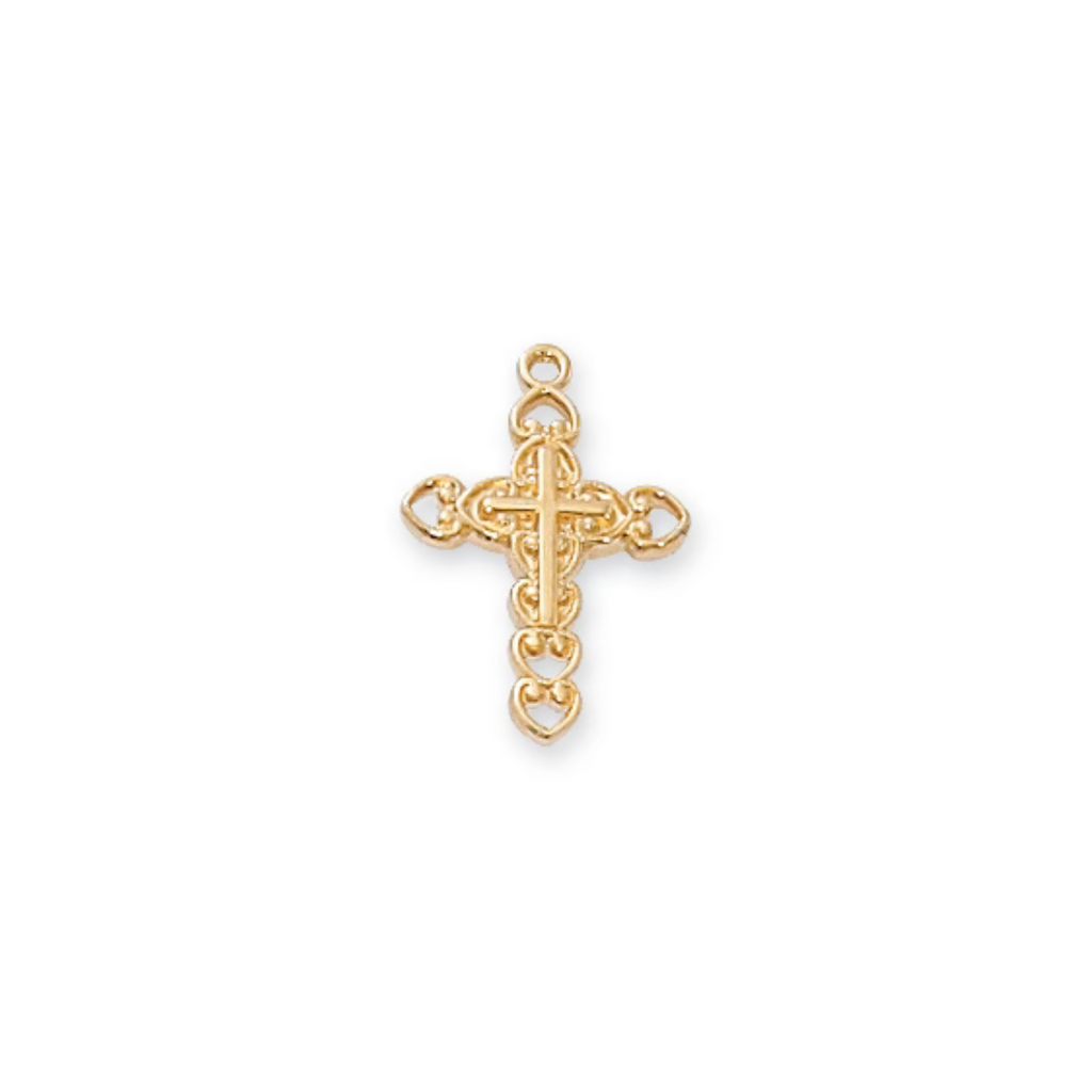 Cross Necklace - Gold over Sterling