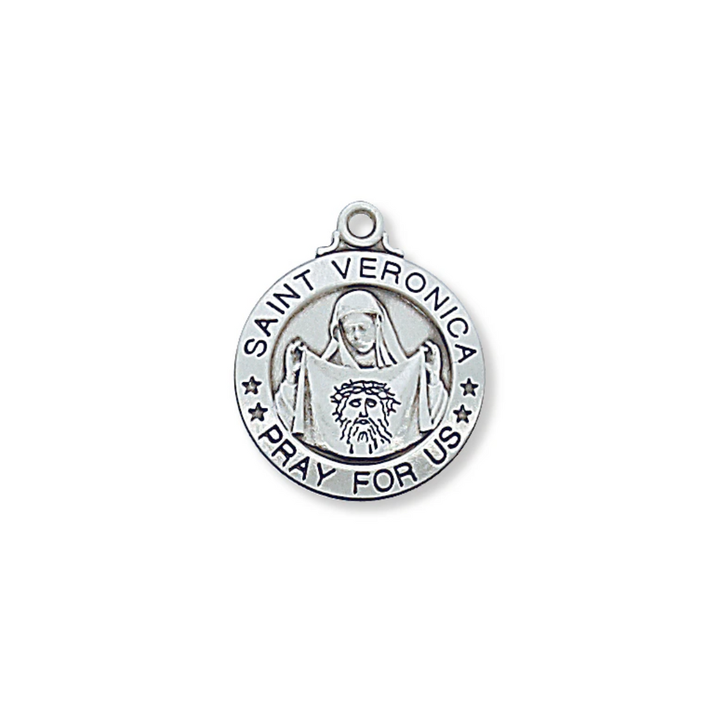 Veronica - St. Veronica Medal - Sterling Silver
